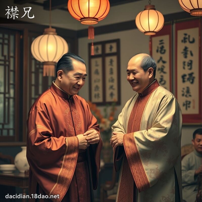 襟兄 - 国语大辞典配图