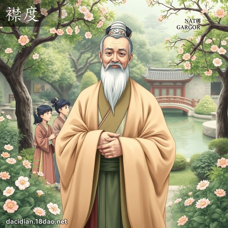 襟度 - 国语大辞典配图