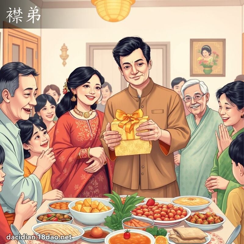 襟弟 - 国语大辞典配图