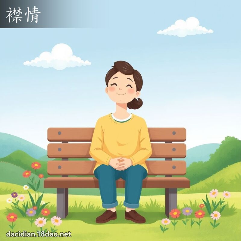 襟情 - 国语大辞典配图