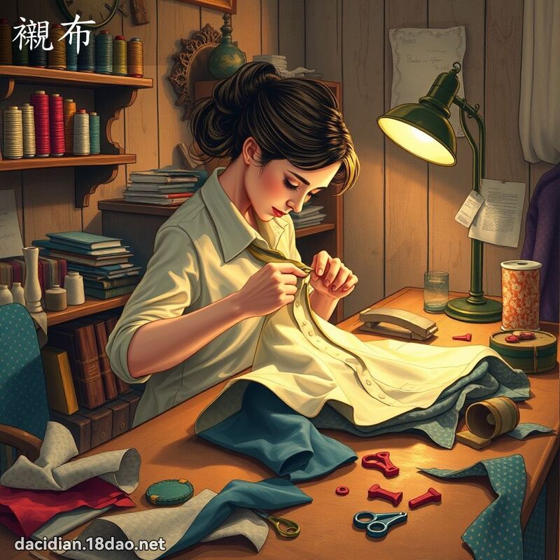 衬布 - 国语大辞典配图