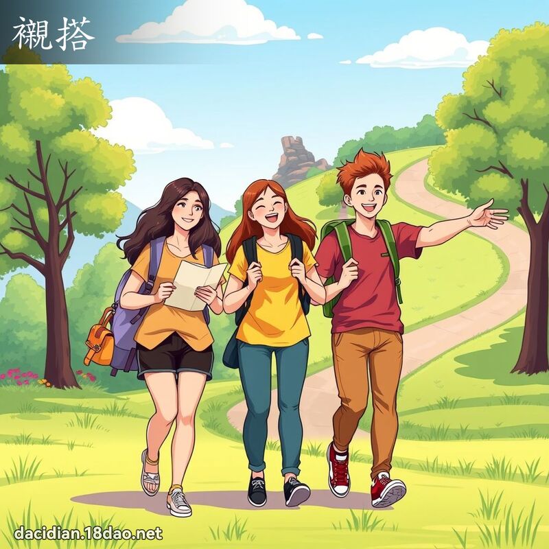 衬搭 - 国语大辞典配图