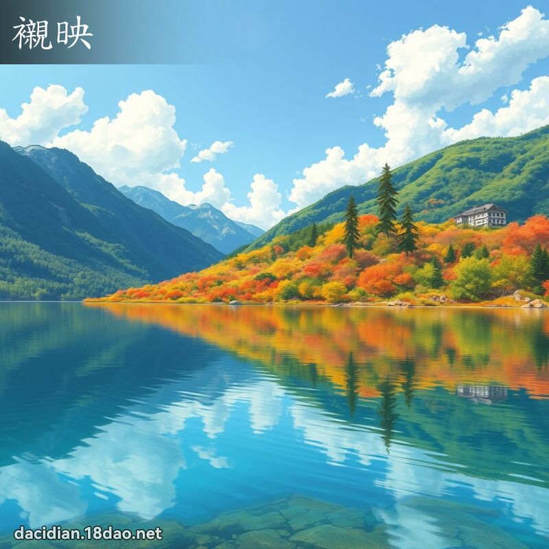 襯映 - 國語大辭典配圖