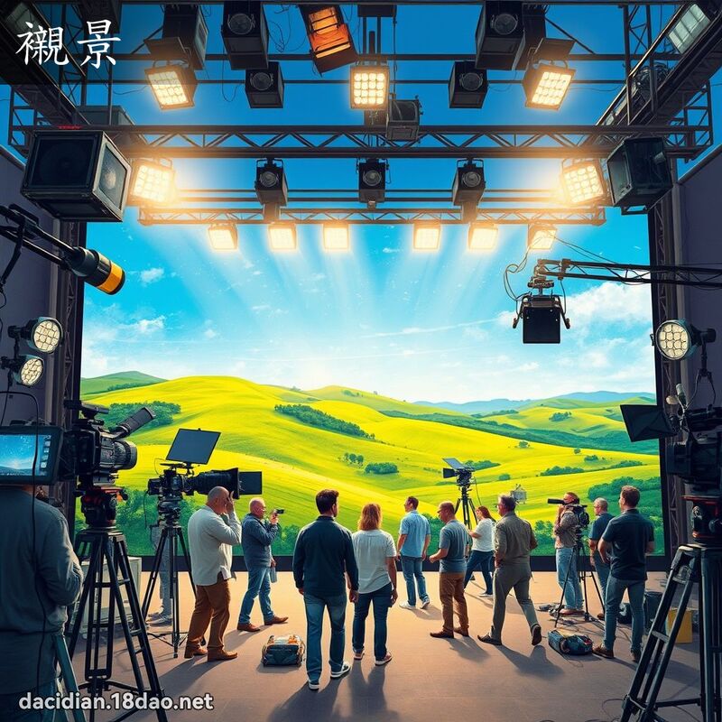 衬景 - 国语大辞典配图