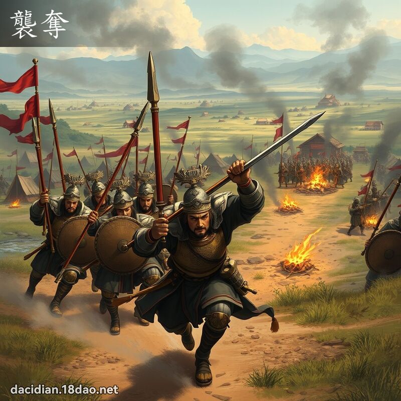 袭夺 - 国语大辞典配图