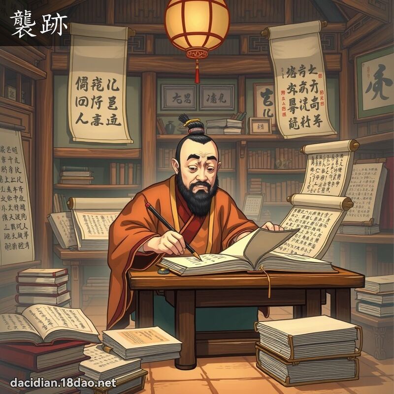 袭跡 - 国语大辞典配图
