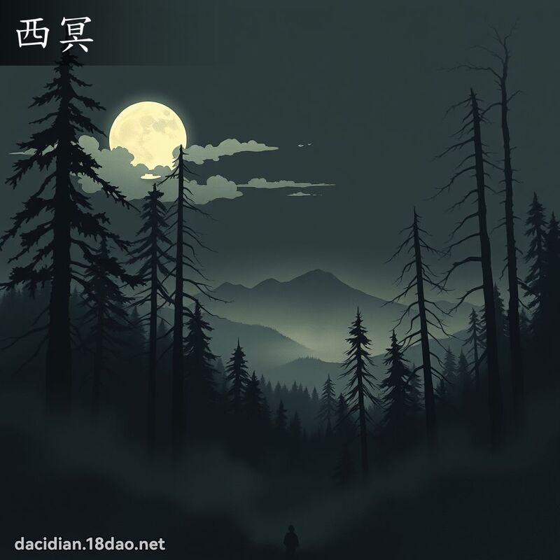 西冥 - 国语大辞典配图