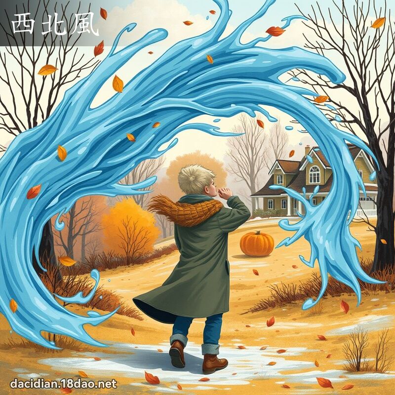 西北風 - 國語大辭典配圖