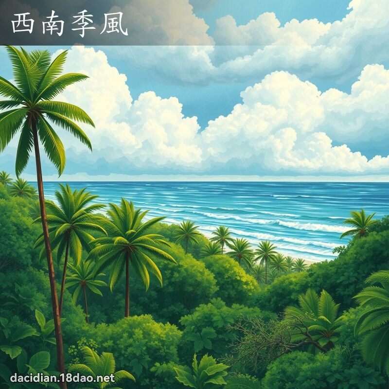 西南季风 - 国语大辞典配图