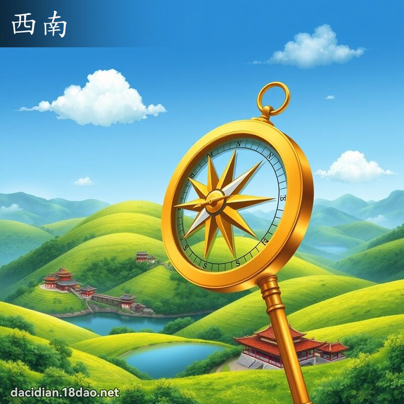 西南 - 國語大辭典配圖