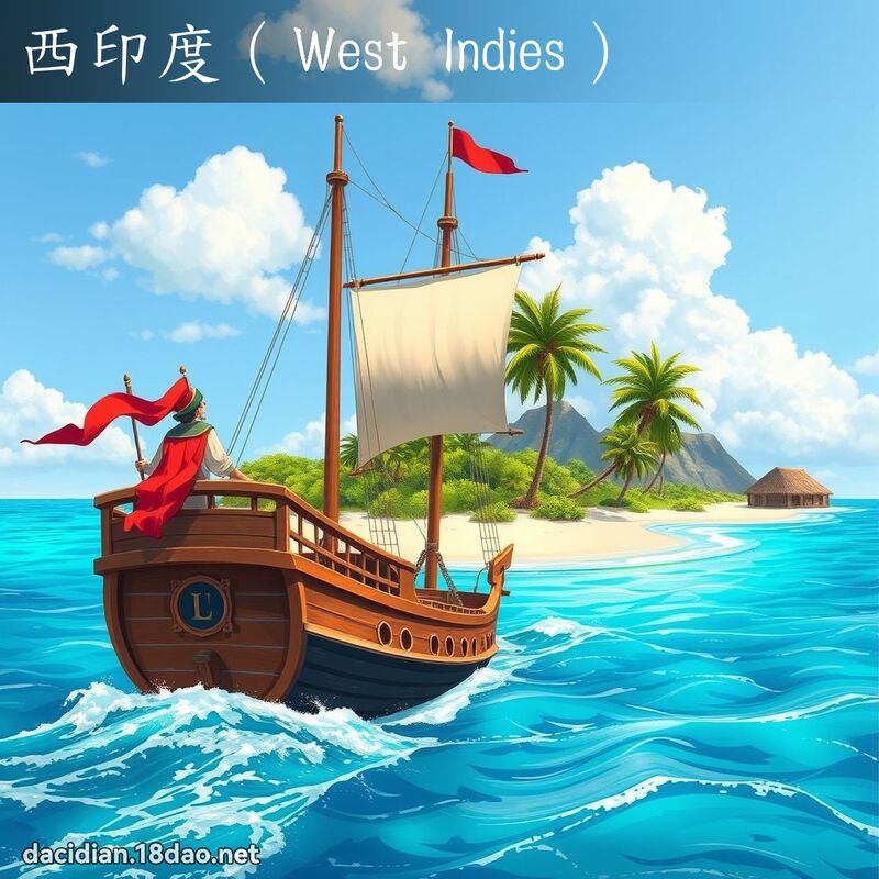 西印度（West Indies） - 國語大辭典配圖