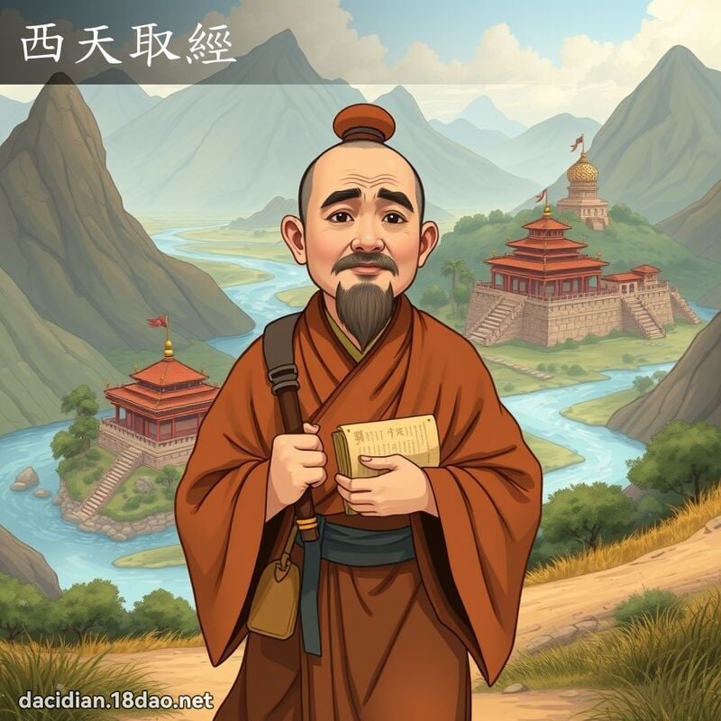 西天取经 - 国语大辞典配图