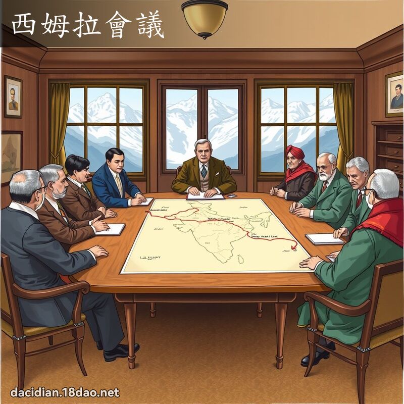 西姆拉会议 - 国语大辞典配图