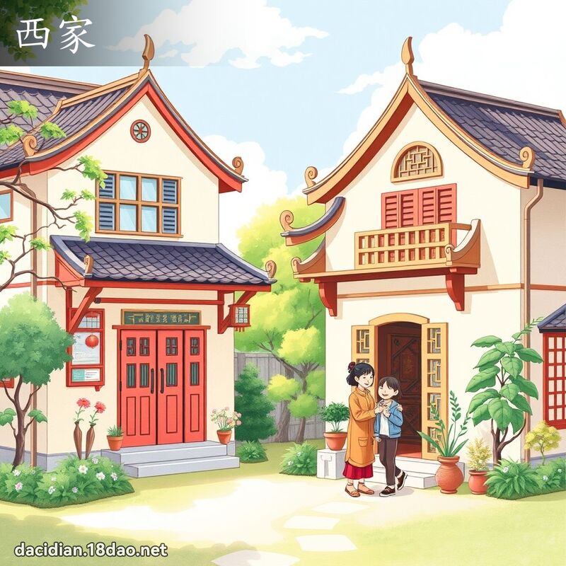 西家 - 國語大辭典配圖