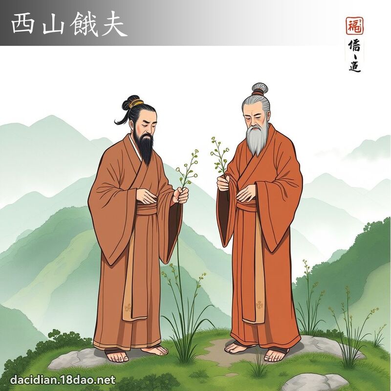 西山饿夫 - 国语大辞典配图