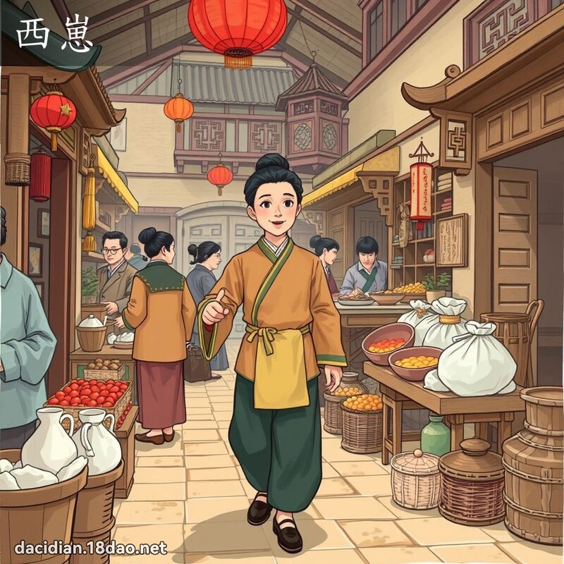 西崽 - 国语大辞典配图