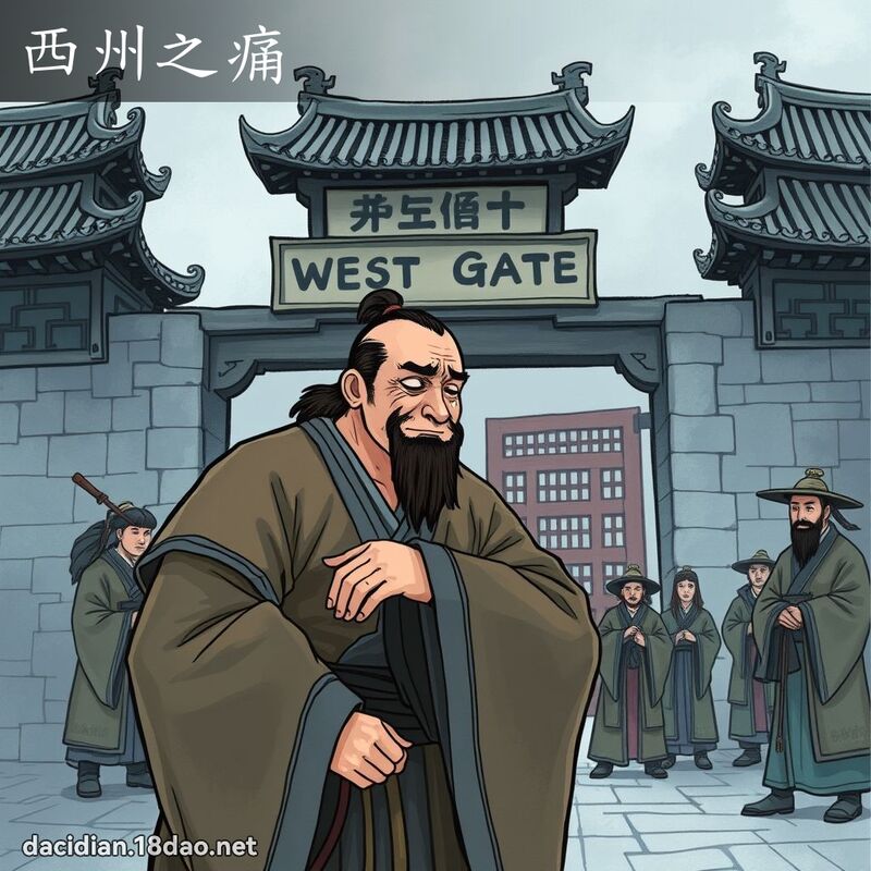 西州之痛 - 國語大辭典配圖