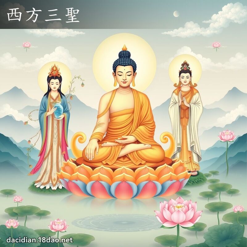 西方三圣 - 国语大辞典配图