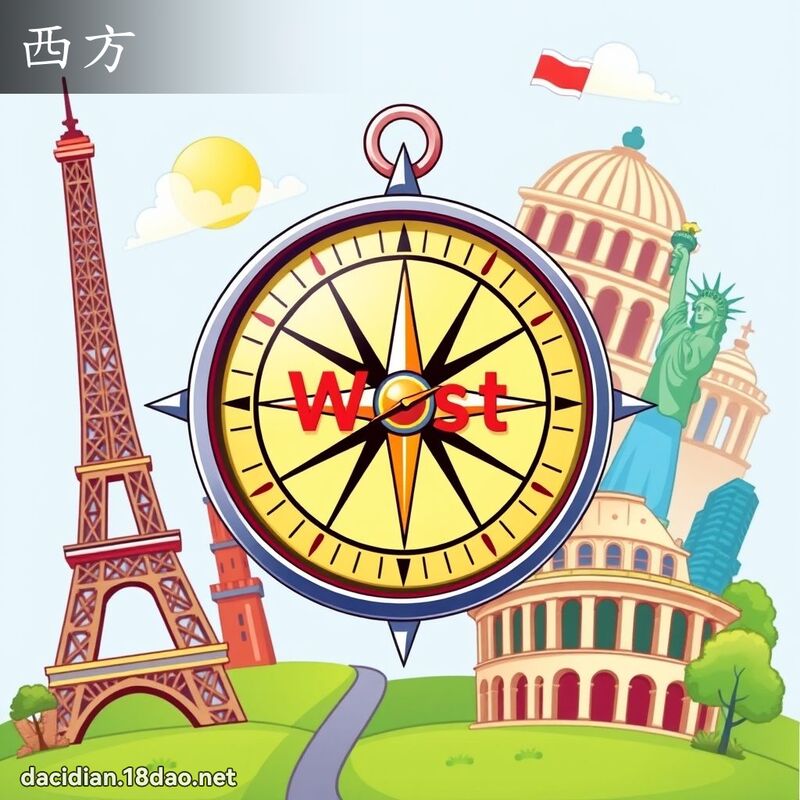 西方 - 国语大辞典配图