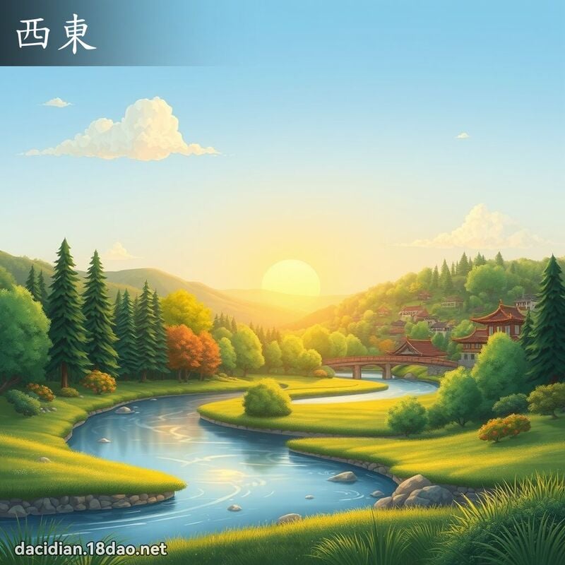 西东 - 国语大辞典配图