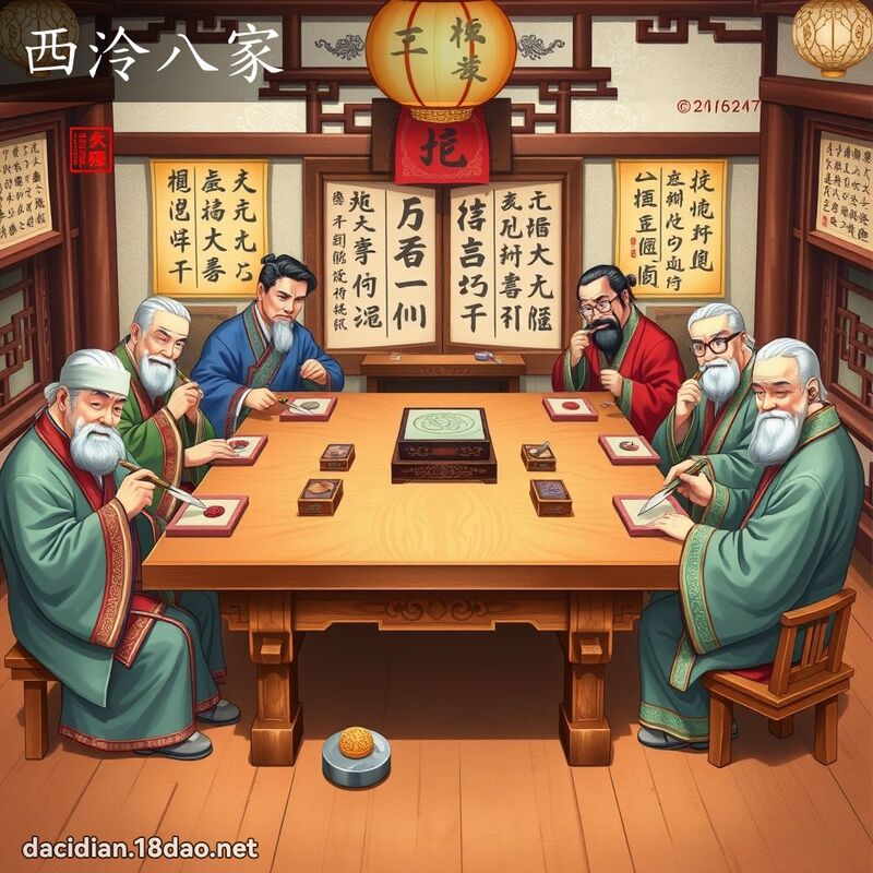 西泠八家 - 國語大辭典配圖