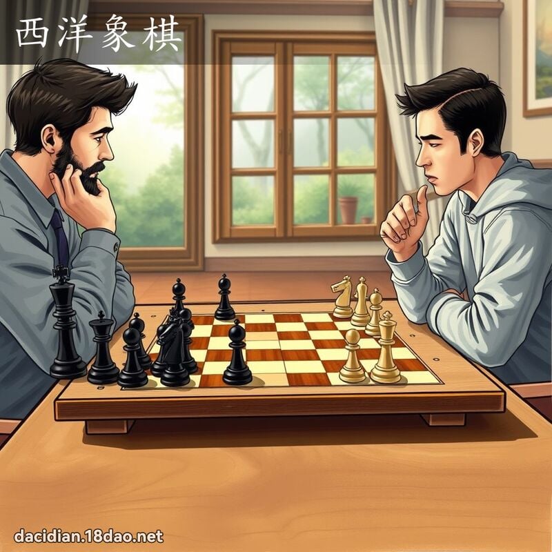 西洋象棋 - 國語大辭典配圖