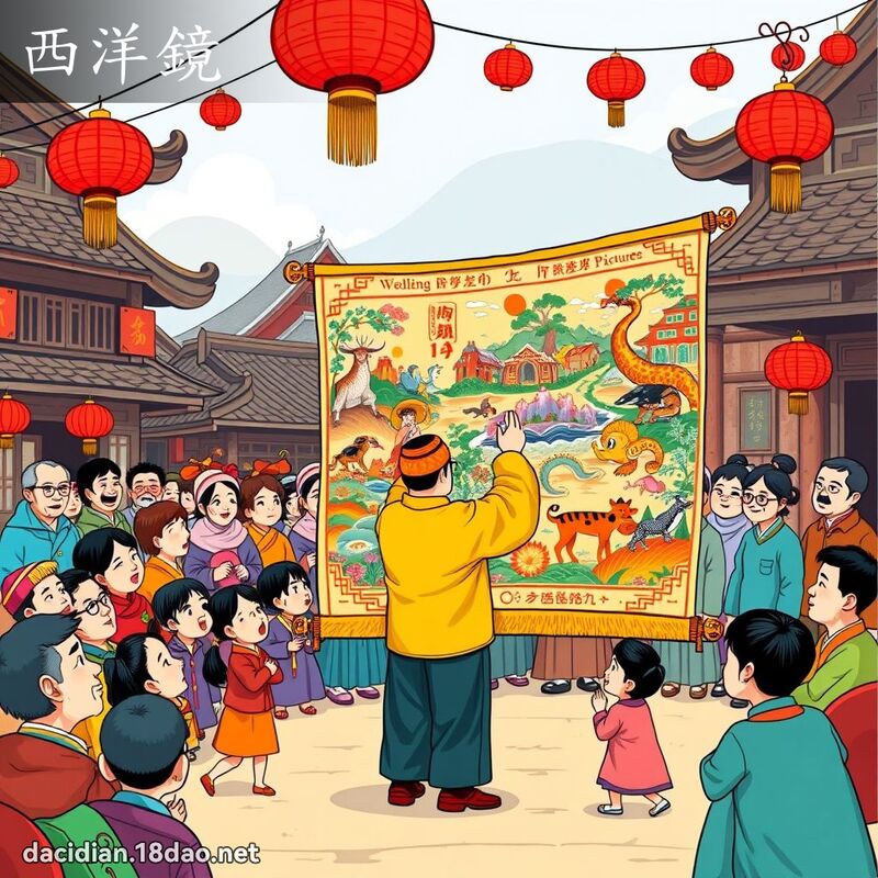 西洋鏡 - 國語大辭典配圖