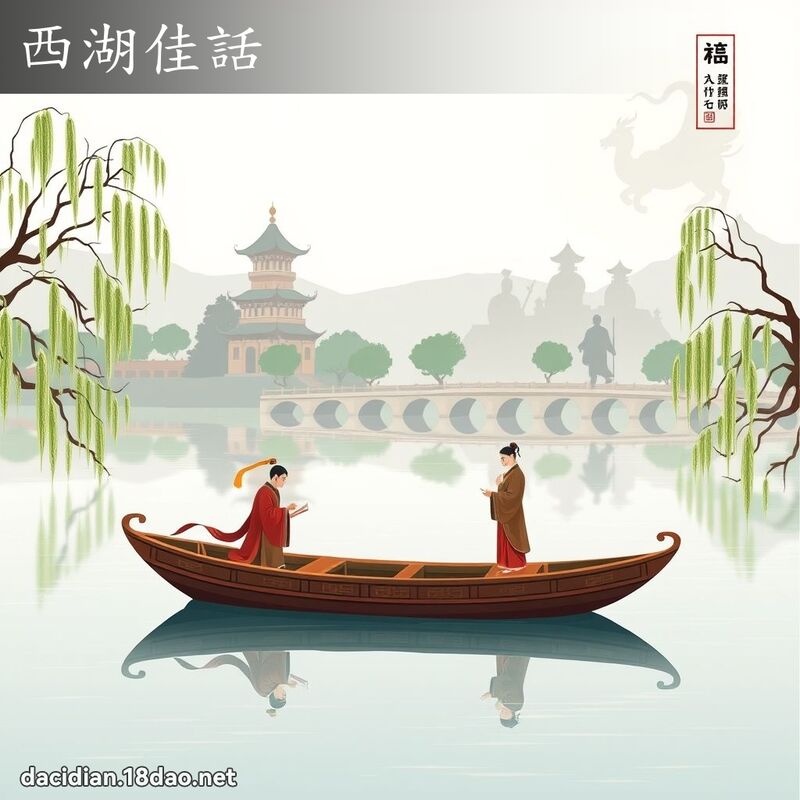 西湖佳話 - 國語大辭典配圖