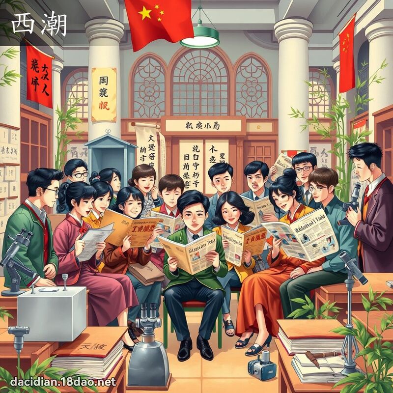 西潮 - 國語大辭典配圖