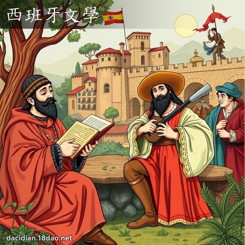 西班牙文學 - 國語大辭典配圖