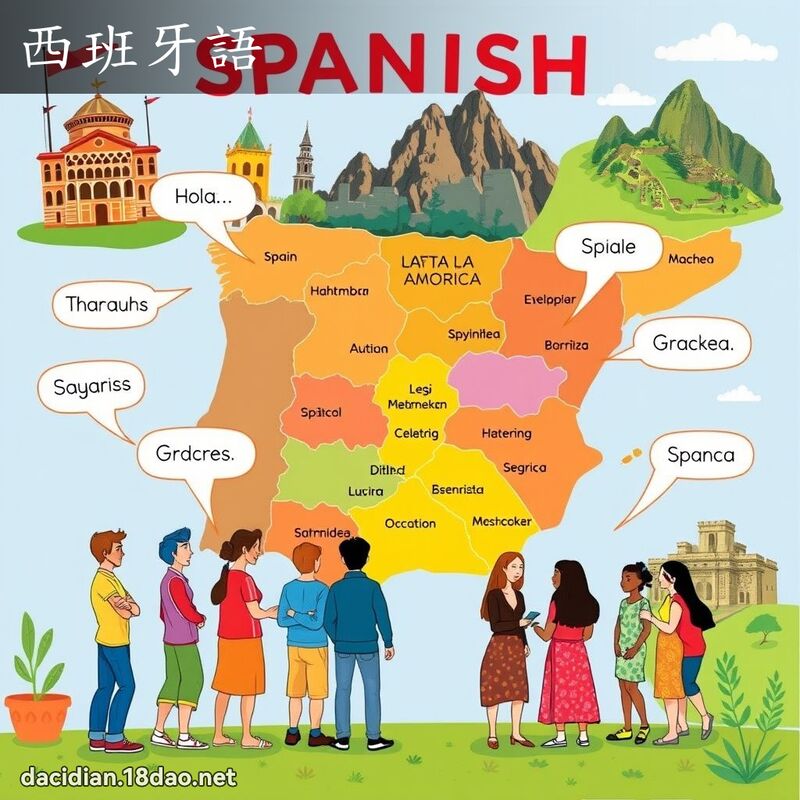 西班牙語 - 國語大辭典配圖