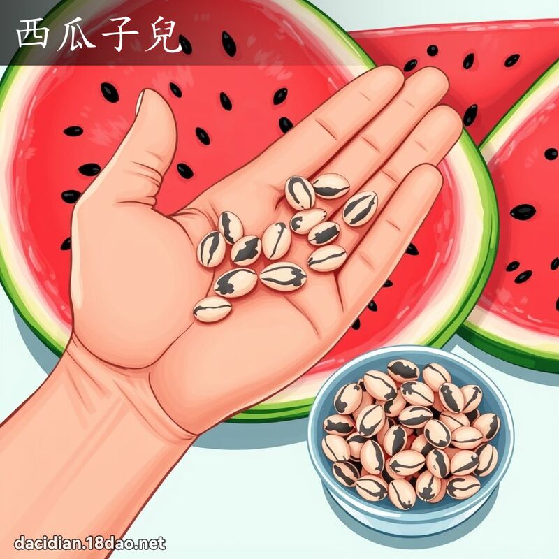 西瓜子兒 - 國語大辭典配圖