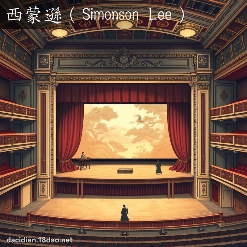 西蒙遜（Simonson Lee） - 國語大辭典配圖