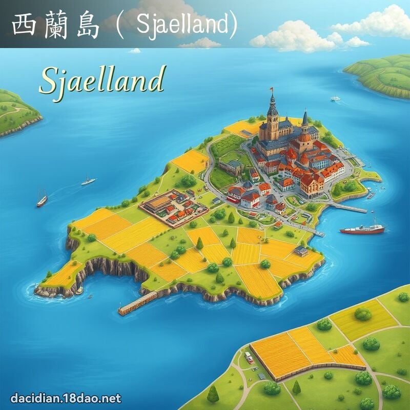 西蘭島（Sjaelland) - 國語大辭典配圖