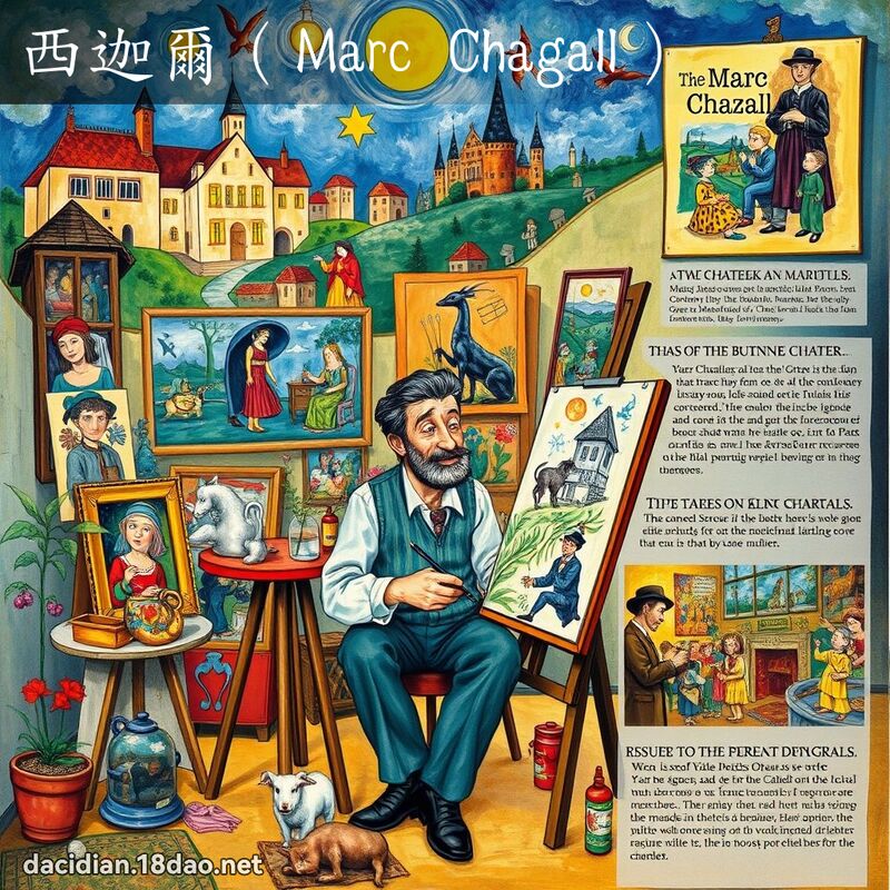 西迦爾（Marc Chagall） - 國語大辭典配圖