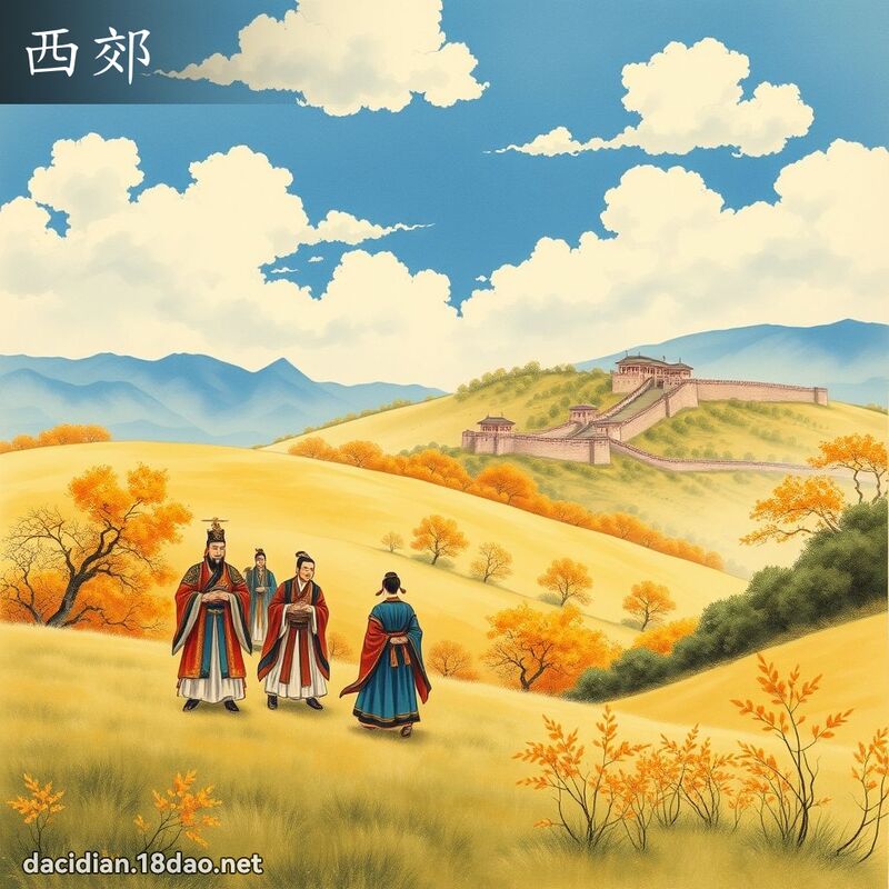 西郊 - 國語大辭典配圖