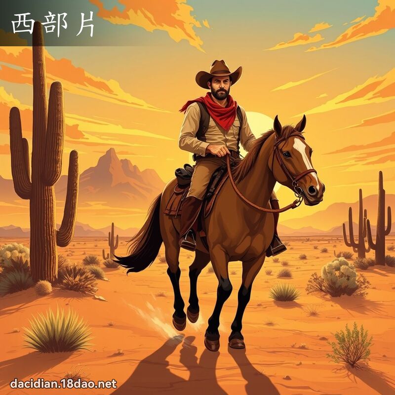 西部片 - 國語大辭典配圖
