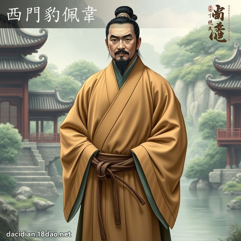 西门豹佩韦 - 国语大辞典配图