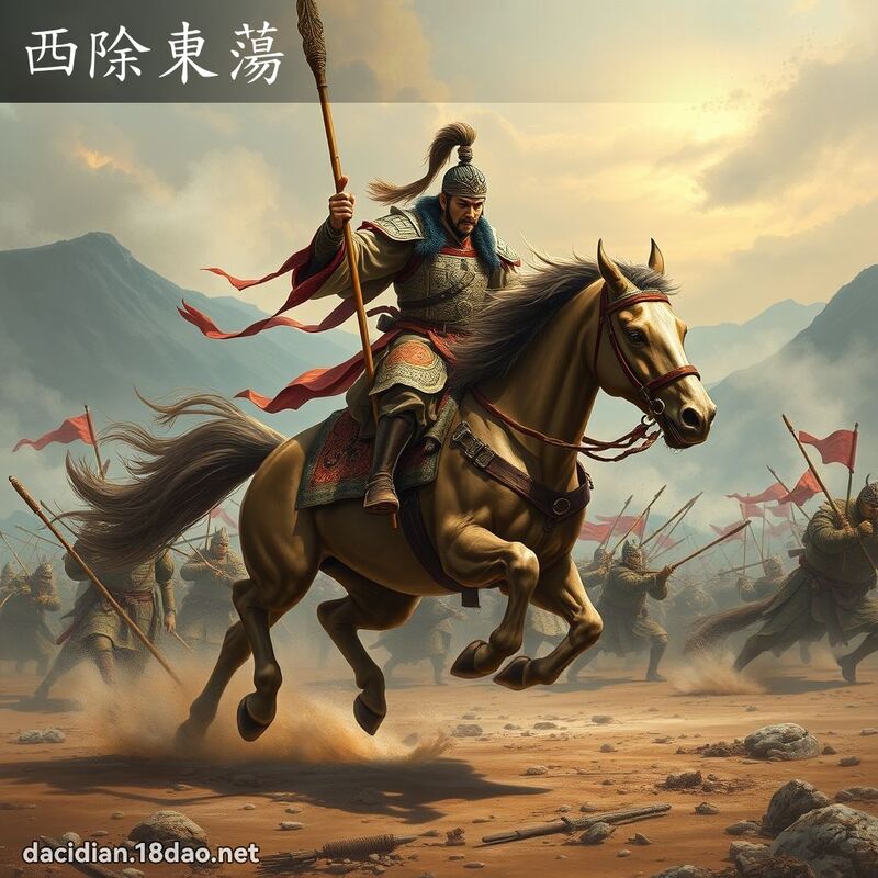 西除东荡 - 国语大辞典配图