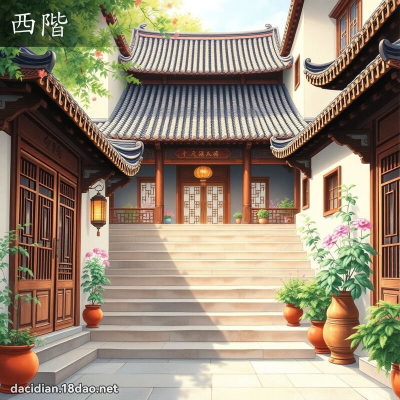西阶 - 国语大辞典配图