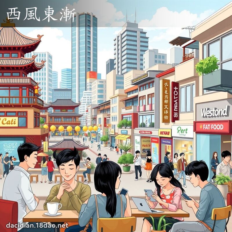 西风东渐 - 国语大辞典配图
