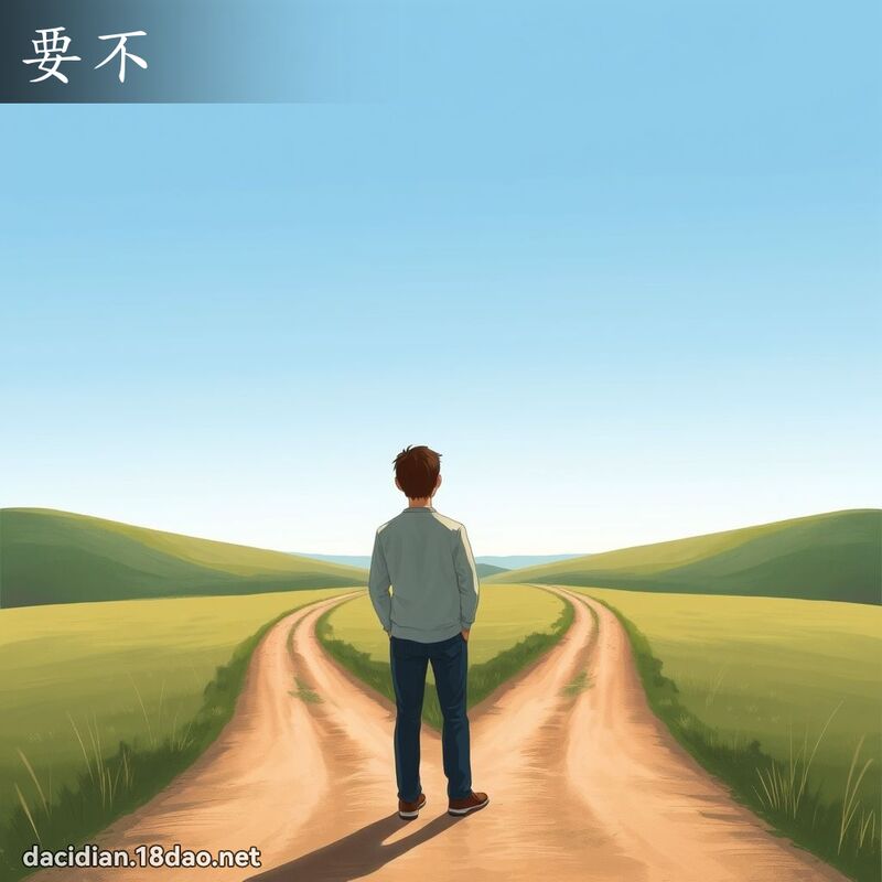 要不 - 国语大辞典配图