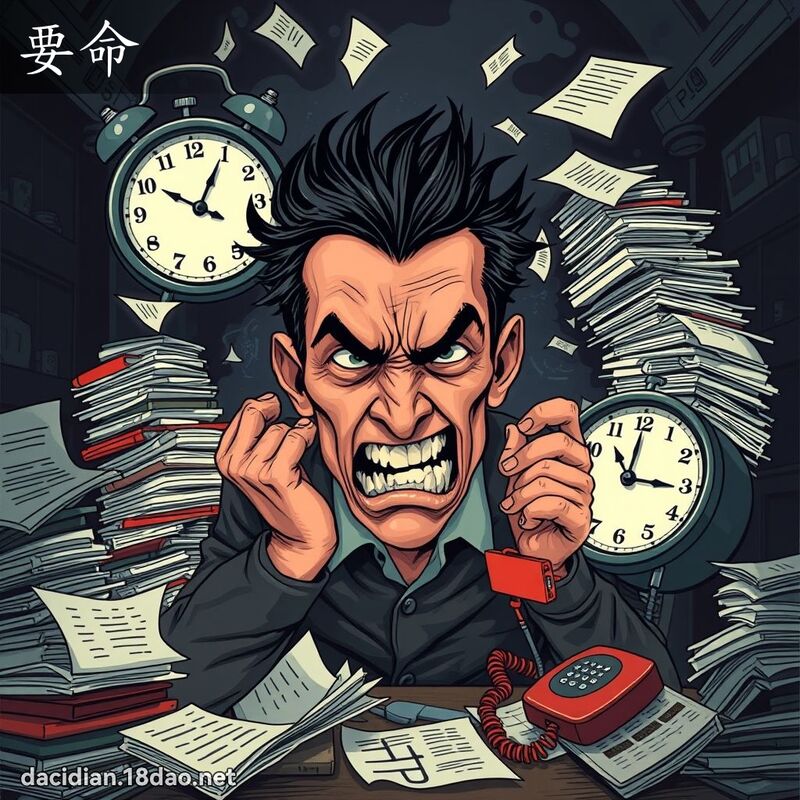 要命 - 國語大辭典配圖