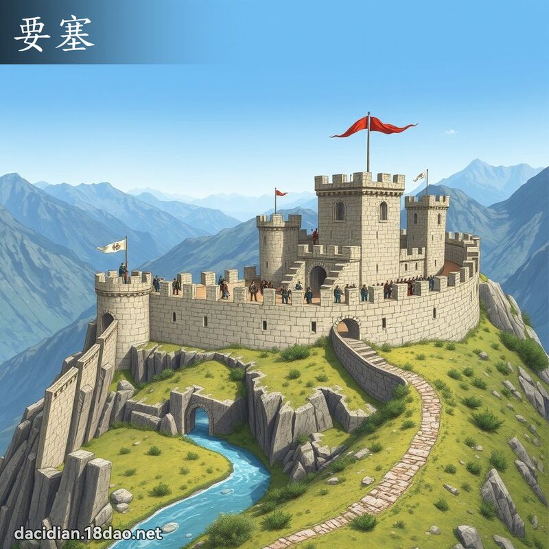 要塞 - 國語大辭典配圖