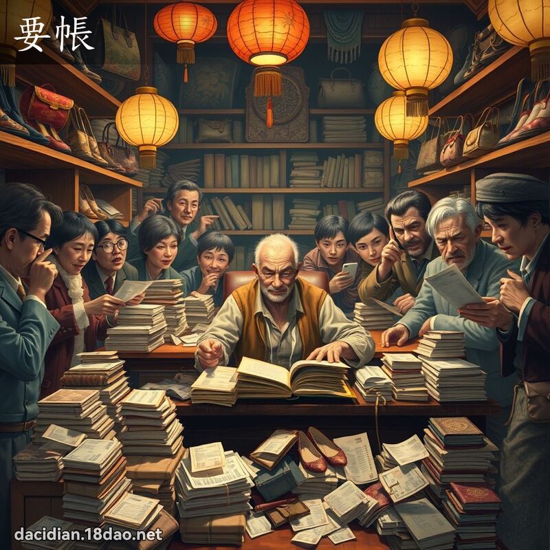 要帐 - 国语大辞典配图