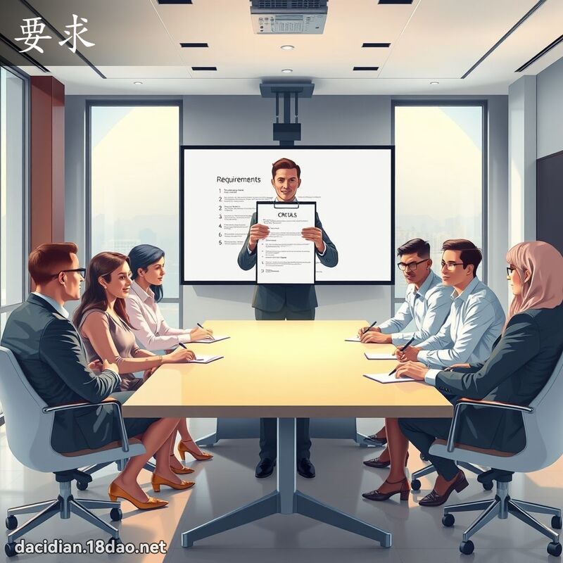 要求 - 國語大辭典配圖