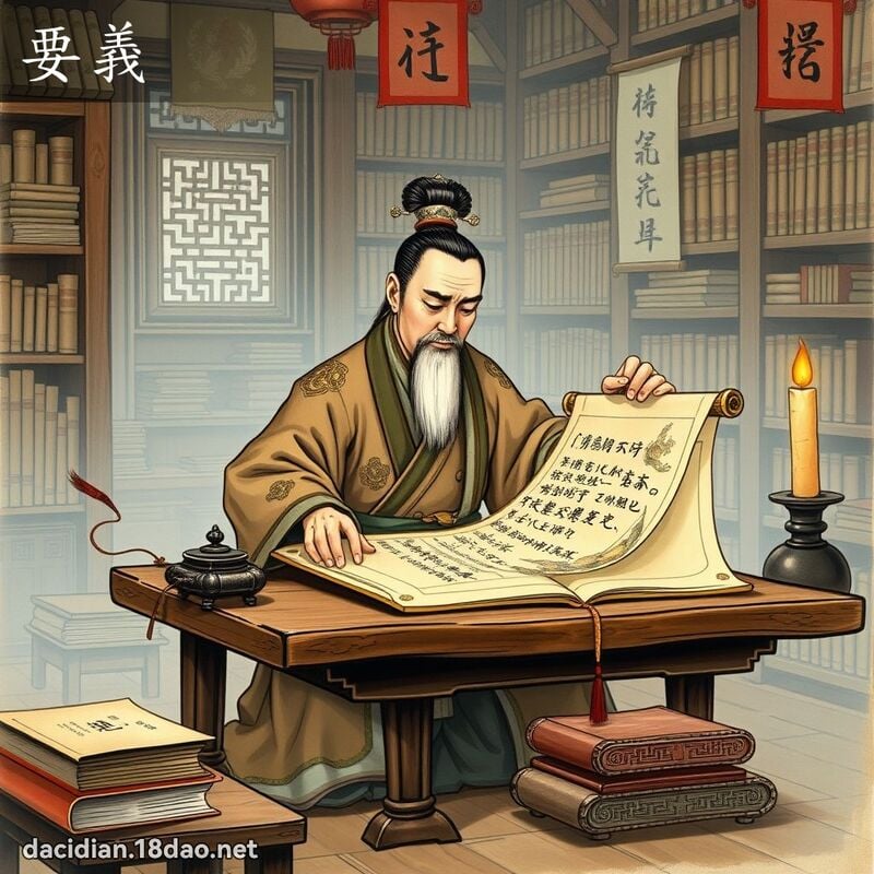 要義 - 國語大辭典配圖