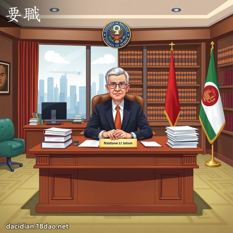 要职 - 国语大辞典配图