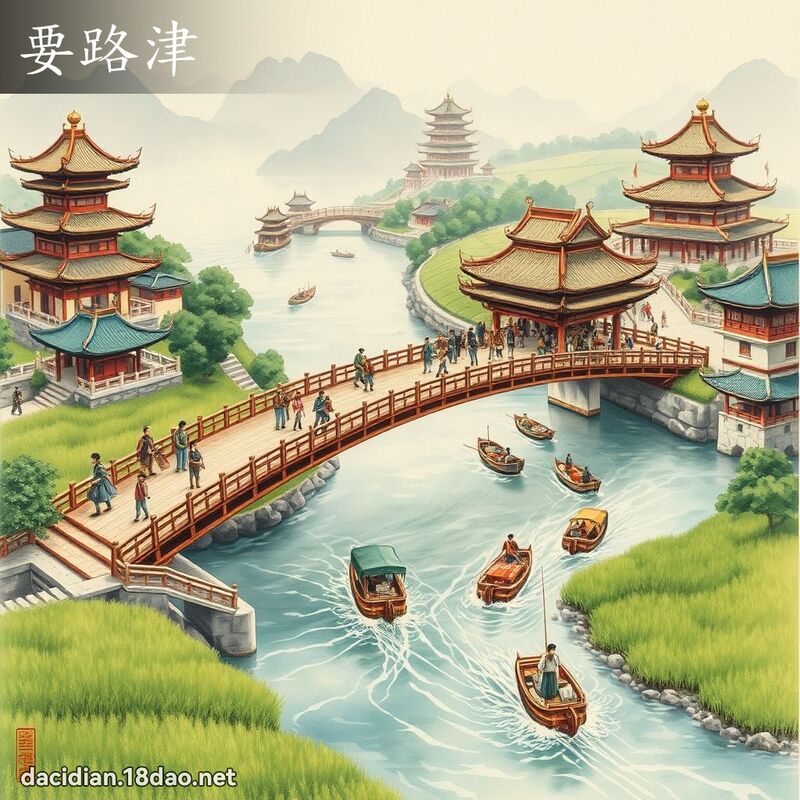 要路津 - 國語大辭典配圖