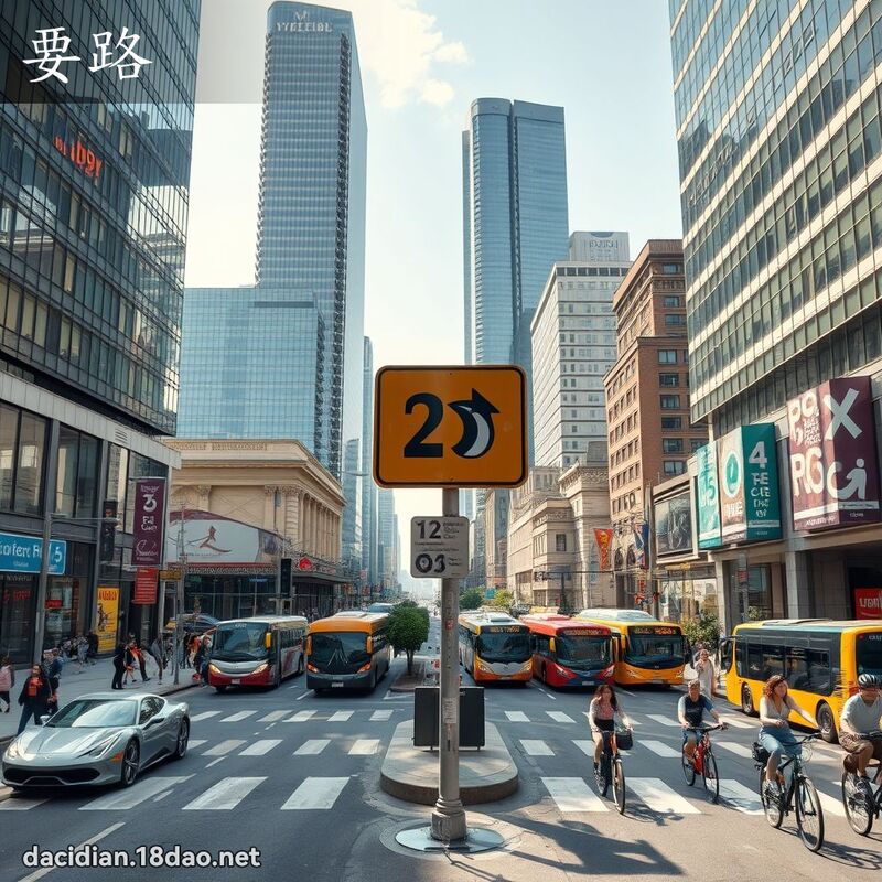要路 - 国语大辞典配图